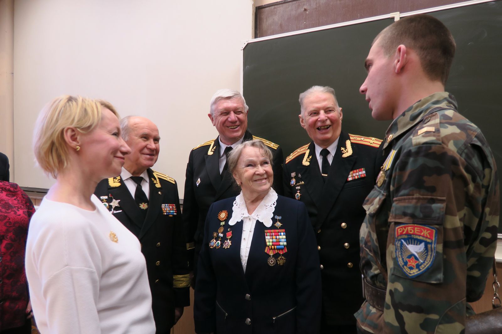 Встреча с ветеранами Краснознаменного Черноморского флота России…